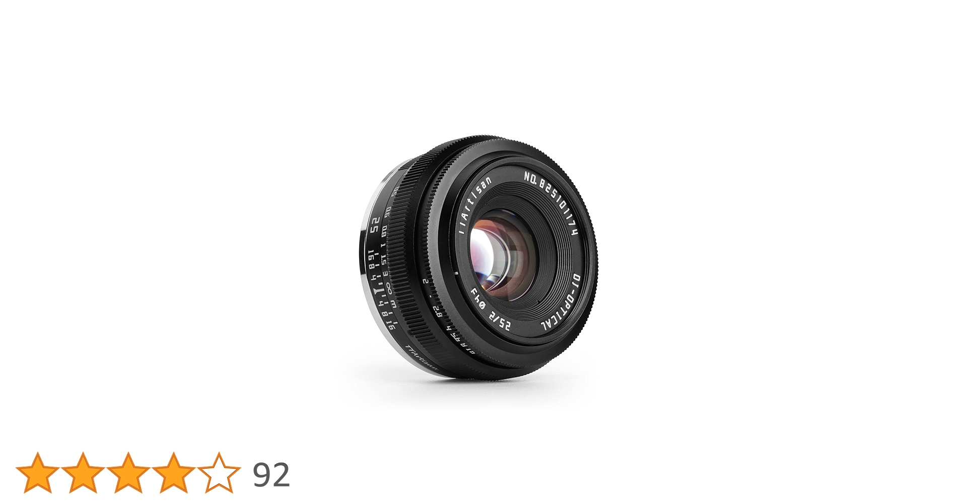 Amazon.co.jp: TTArtisan 25mm F2.0 APS-C Z マウントレンズ, ニコン Z